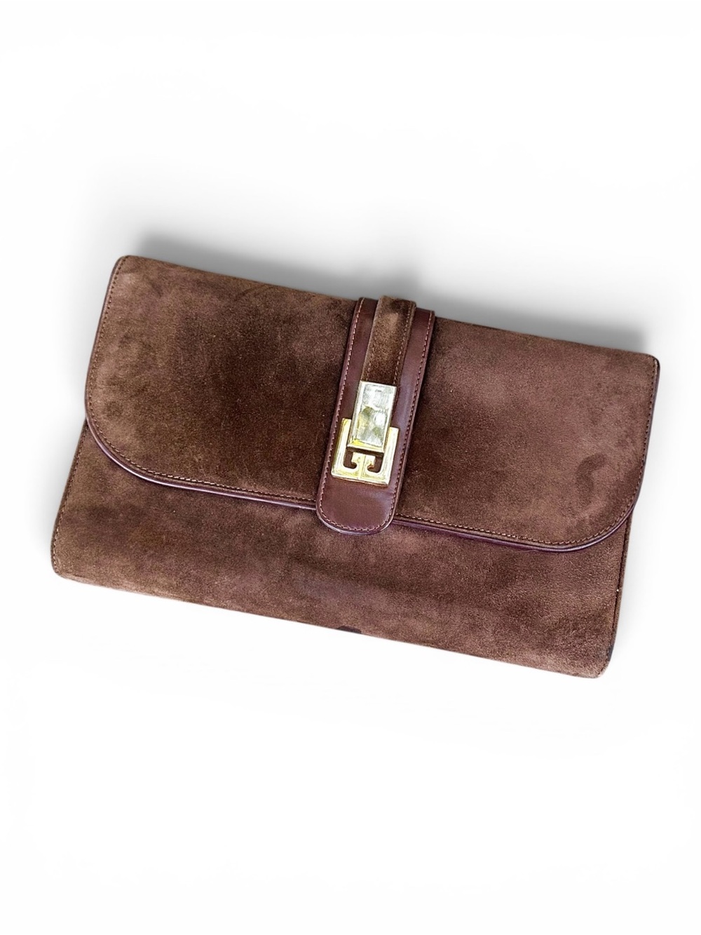 🤎Vintage Gucci Suede Clutch or Shoulder Bag